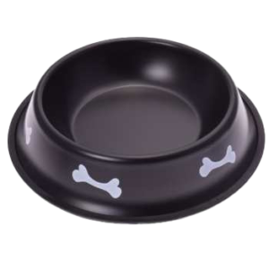 ظرف فلزی رنگی با طرح استخوان سایز 3