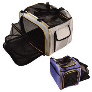 ساک دستي بادرب توري دربالا و بغل بصورت آکاردئوني در یک طرف