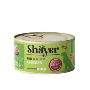 کنسرو شایر پته مرغ سگ 200 گرم (پک 24 عددی)