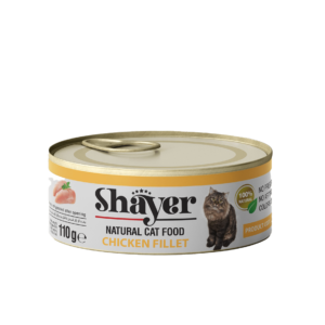 کنسرو شایر نچرال فیله مرغ گربه 110 گرم(پک 24 عددی)