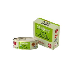 کنسرو شایر نچرال مرغ و آلوئه ورا بچه گربه 90 گرم (پک 24 عددی)