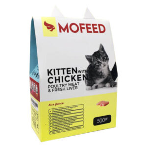 غذای بچه گربه  باطعم مرغ و جگر 500گرمی