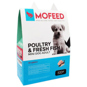 غذای خشک مینی داگ باطعم مرغ 500 گرمی