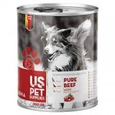 کنسرو400 گرمی خوراک ترکیبی سگ بالغ گوشت خالص(پک 6 عددی)