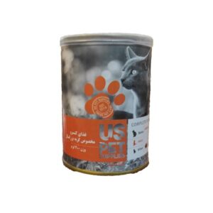 کنسرو400 گرمی خوراک ترکیبی گربه بالغ گوشت مرغ و کدو تنبل و سنبل الطیب(پک 6 عددی)