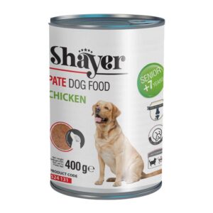 کنسرو شایر مرغ و بوقلمون سینیور سگ 400 گرم (پک 12 عددی)