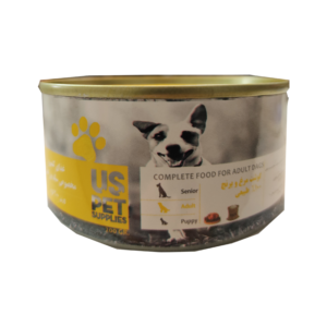 کنسرو 200 گرمی خوراک ترکیبی سگ بالغ گوشت مرغ و برنج(پک 12 عددی)