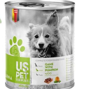 کنسرو400 گرمی خوراک ترکیبی سگ بالغ گوشت بره و کدو تنبل (پک 6 عددی)