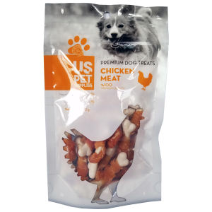 تشویقی uspet chicken chewing bone m