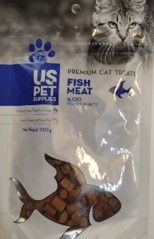 تشویقی گربه مکعبی کوچک ماهی