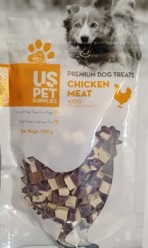 تشویقی سگ مکعبی مرغ و بلوبری