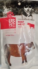 تشویقی سگ گوشت و بادام زمینی طرح استخوانی