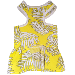 فن پت لباس دخترانه سفید زرد(M.L.XL)