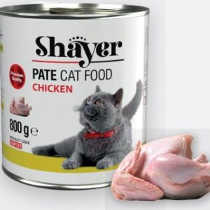 کنسرو گربه شایر پته مرغ 800 گرمی