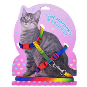 قلاده کتفی گربه رنگین کمانی