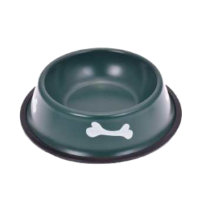 ظرف فلزی رنگی با طرح استخوان سایز 4