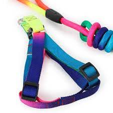 قلاده کتفی رنگین کمانی 1/5 سانتی دسته طنابی