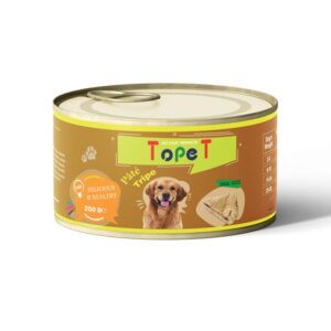 کنسرو پته سگ تاپ پت 200 گرمی سیرابی