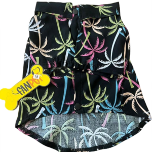 فن پت پبراهن هاوایی پسرانه نخل رنگی