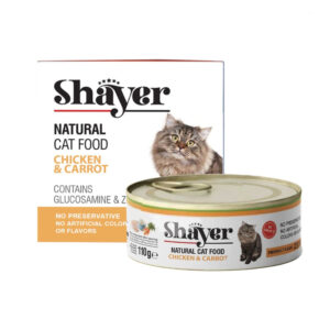 کنسرو نچرال گربه مرغ و هویج درسس گوشت شایر 110 گرمی