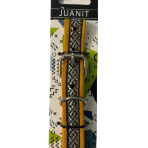 قلاده چرمی سگ ژوانیت 3لایه سایز2