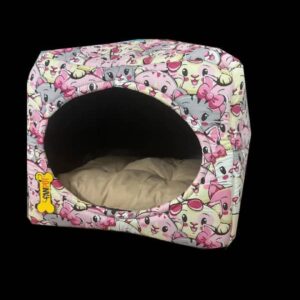 فن پت جاخواب دو منظوره صورتی مدل CAT