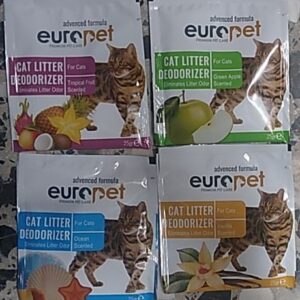 خوشبو کننده خاک گربه با 4رایحه یوروپت