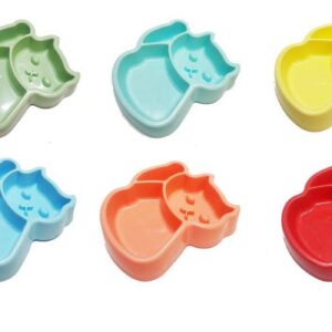 ظرف آب و غذاطرح گربه سايزL-کدX72