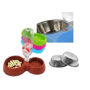 ظرف دوقلو بطري خور همراه با ظرف فلزي