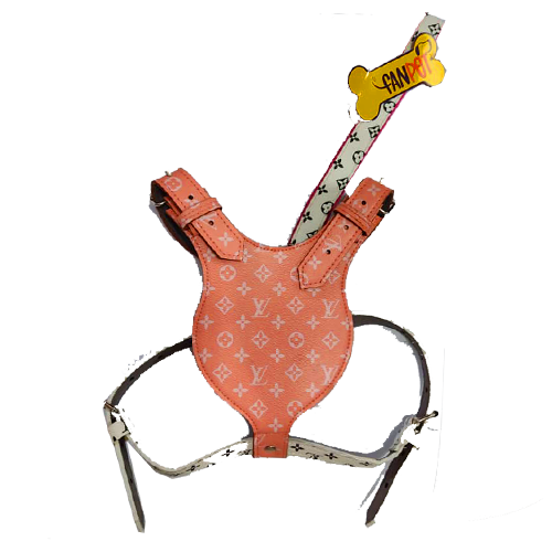 فن پت قلاده دوتکه چرم1210029