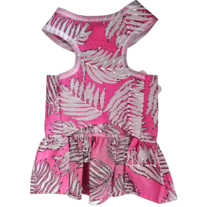 فن پت لباس هاوايي دخترانه صورتي سفيد