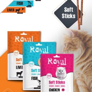رويال کوکو مدادي نرم گربه 40گرم-7عددي